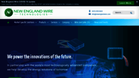 What Newenglandwire.com website looked like in 2021 (4 years ago)