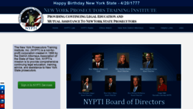 What Nypti.org website looked like in 2021 (3 years ago)
