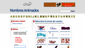 What Nombres-animados.net website looked like in 2021 (3 years ago)