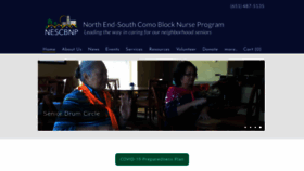 What Nescbnp.org website looked like in 2021 (3 years ago)