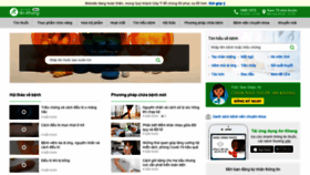 What Nhathuocankhang.com website looked like in 2021 (3 years ago)