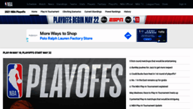 What Nbafinals.com website looked like in 2021 (3 years ago)