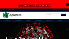 What Newhavenct.gov website looked like in 2021 (3 years ago)