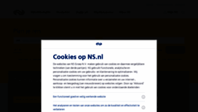What Ns.nl website looked like in 2021 (3 years ago)
