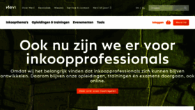 What Nevi.nl website looked like in 2021 (3 years ago)
