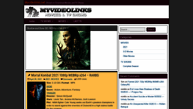 What New.myvideolinks.net website looked like in 2021 (3 years ago)