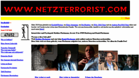 What Netzterrorist.com website looked like in 2021 (3 years ago)
