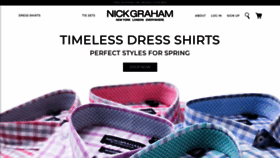 What Nickgraham.com website looked like in 2021 (4 years ago)