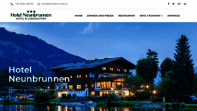 What Neunbrunnen.at website looked like in 2021 (3 years ago)