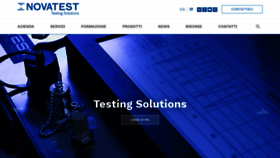 What Novatest.it website looked like in 2021 (3 years ago)