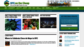 What Nyconthecheap.com website looked like in 2021 (3 years ago)