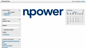What Npoweronline.org website looked like in 2021 (5 years ago)