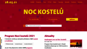 What Nockostelu.cz website looked like in 2021 (3 years ago)