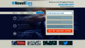 What Newellcarsdirect.com website looked like in 2021 (2 years ago)