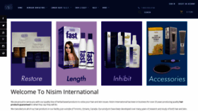 What Nisim.com website looked like in 2021 (2 years ago)