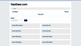 What Nazigear.com website looked like in 2021 (3 years ago)