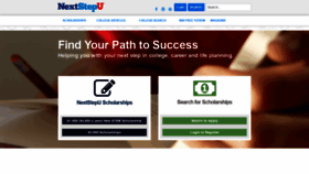 What Nextstepu.com website looked like in 2021 (4 years ago)