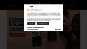 What Nyxcosmetics.co.uk website looked like in 2021 (2 years ago)