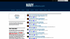 What Navyformoms.com website looked like in 2021 (2 years ago)