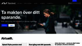 What Nordnetdirekt.se website looked like in 2021 (2 years ago)
