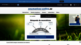 What Neumaticos-online.es website looked like in 2021 (2 years ago)