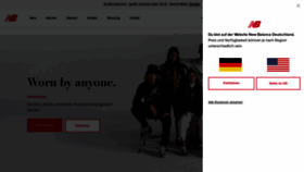 What Newbalance.de website looked like in 2021 (2 years ago)
