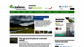 What Nazeleno.cz website looked like in 2021 (2 years ago)