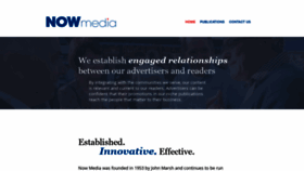 What Nowmedia.co.za website looked like in 2021 (2 years ago)