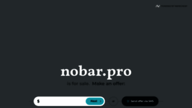 What Nobar.pro website looked like in 2021 (2 years ago)