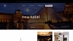 What New-hotel.com website looked like in 2021 (2 years ago)