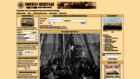 What Norwayheritage.com website looked like in 2021 (2 years ago)