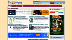 What Nursingworldnigeria.com website looked like in 2021 (2 years ago)