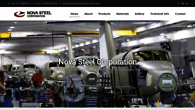 What Novasteelcorporation.com website looked like in 2021 (2 years ago)