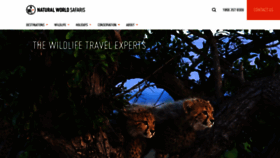 What Naturalworldsafaris.com website looked like in 2021 (2 years ago)