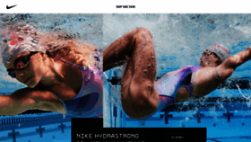What Nikeswim.com website looked like in 2021 (2 years ago)