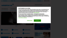 What Netdoktor.at website looked like in 2021 (4 years ago)