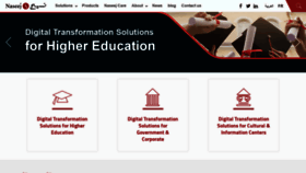 What Naseej.com website looked like in 2021 (2 years ago)