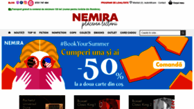 What Nemira.ro website looked like in 2021 (2 years ago)
