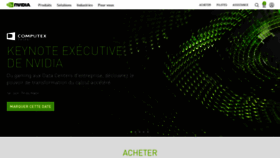 What Nvidia.fr website looked like in 2021 (2 years ago)