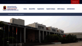 What Nfsu.ac.in website looked like in 2021 (4 years ago)