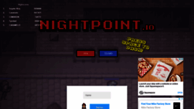What Nightpoint.io website looked like in 2021 (2 years ago)