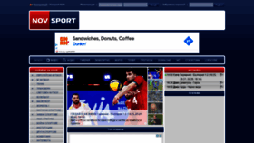 What Novsport.com website looked like in 2021 (2 years ago)