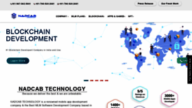 What Nadcab.com website looked like in 2021 (4 years ago)