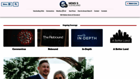 What News5cleveland.com website looked like in 2021 (2 years ago)