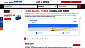 What Ncrcities.com website looked like in 2021 (2 years ago)