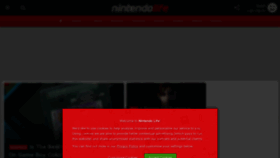 What Nintendolife.com website looked like in 2021 (2 years ago)