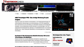 What Notebookcheck.com website looked like in 2021 (2 years ago)