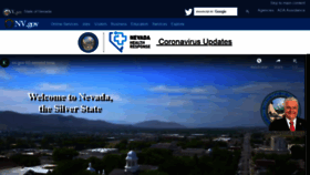 What Nv.gov website looked like in 2021 (2 years ago)