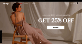 What Naploungewear.com website looked like in 2021 (2 years ago)