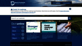 What Northyorks.gov.uk website looked like in 2021 (5 years ago)